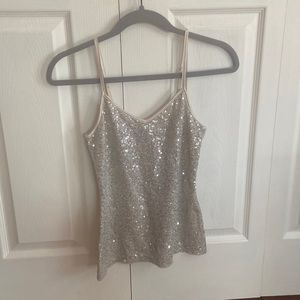 Sparkly express tank top, size XS
